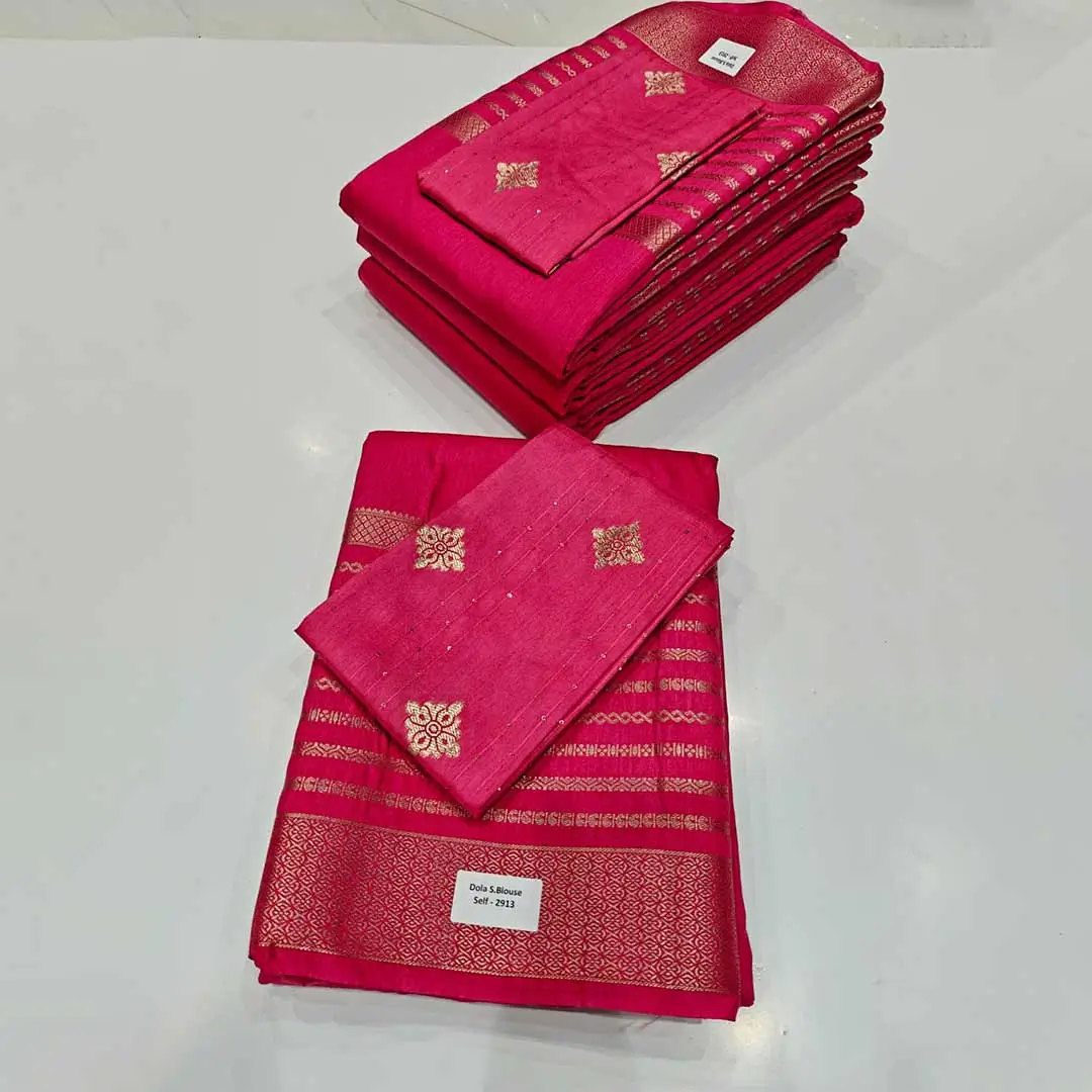 Sarees 1 - Dhola sequence blouse Red - Only Indian Products - Malaysia